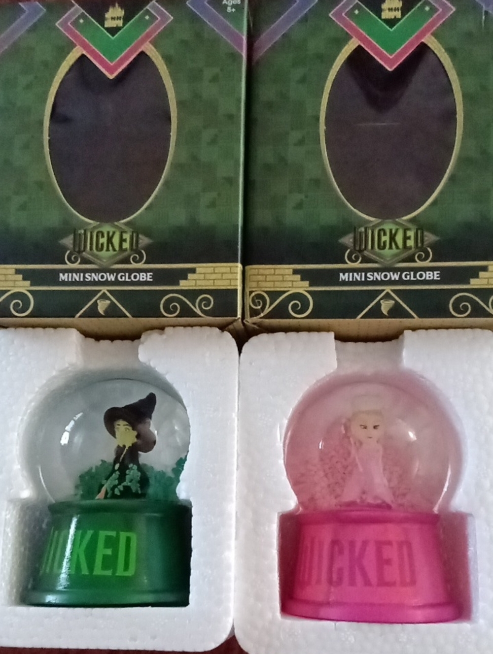 Wicked Snow Globes Glenda & Wicked Witch
